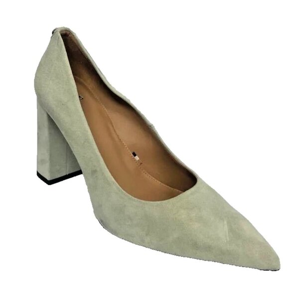 Hugo Boss Janet ChPump90 Women’s Menthol Heels Size 7 EU 37 MSRP $230